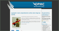 Desktop Screenshot of blog.opmc.com.au